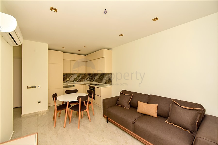 Квартира 1+1 в комплексе премиум класса в центре Алании 