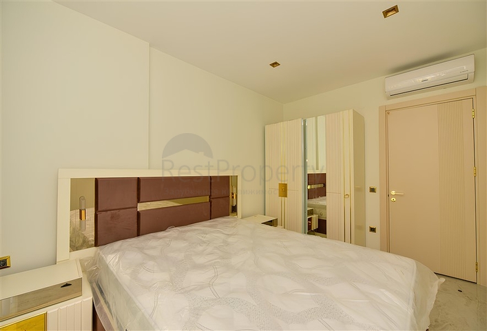 Квартира 1+1 в комплексе премиум класса в центре Алании 