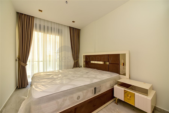 Квартира 1+1 в комплексе премиум класса в центре Алании 