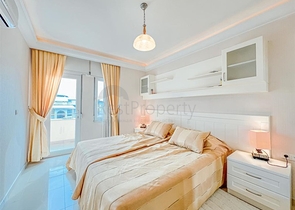 Квартира 2+1 с видом на море в районе Махмутлар