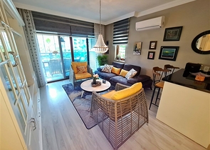 Квартира 1+1 в комплексе с инфраструктурой в районе Оба