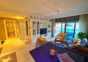 Квартира 1+1 в комплексе с инфраструктурой в районе Оба