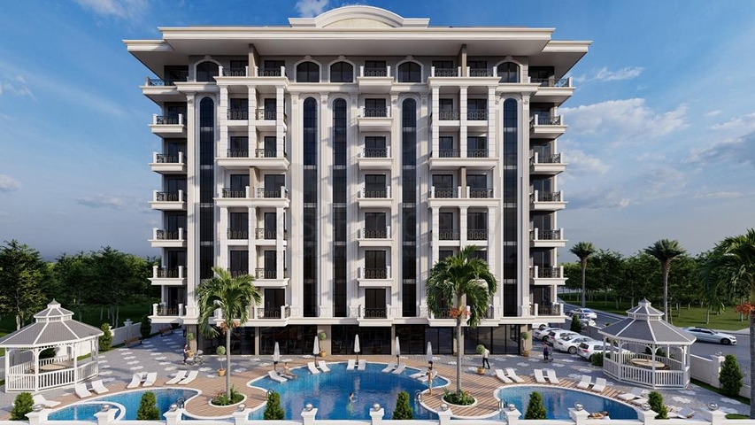 Квартира 1+1 в районе Авсаллар по привлекательной цене 