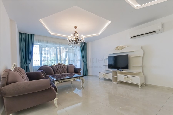 Меблированная квартира 2+1 с видом на море в районе Каргыджак