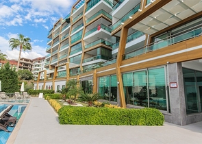 Меблированная квартира 2+1 с видом на море в районе Каргыджак