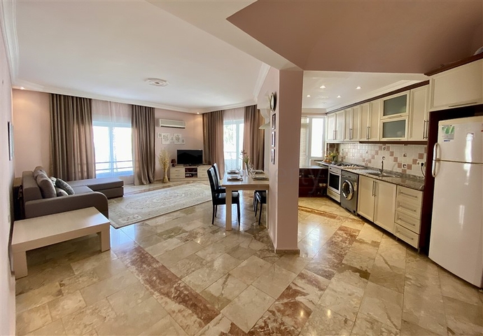 Квартира 2+1 в районе Оба в 5 минутах от моря