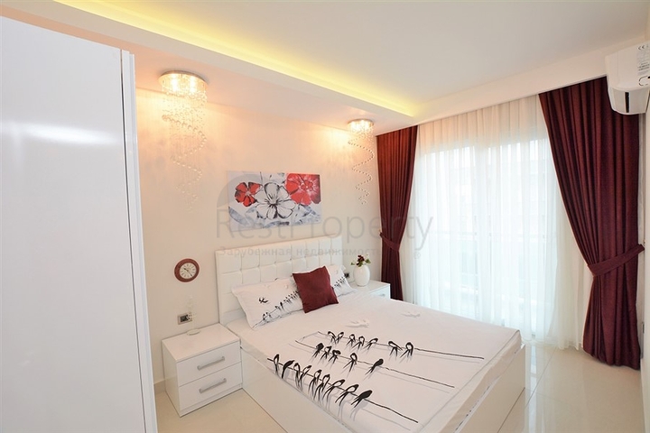 Двухкомнатная квартира в 200 метрах от моря в Махмутларе