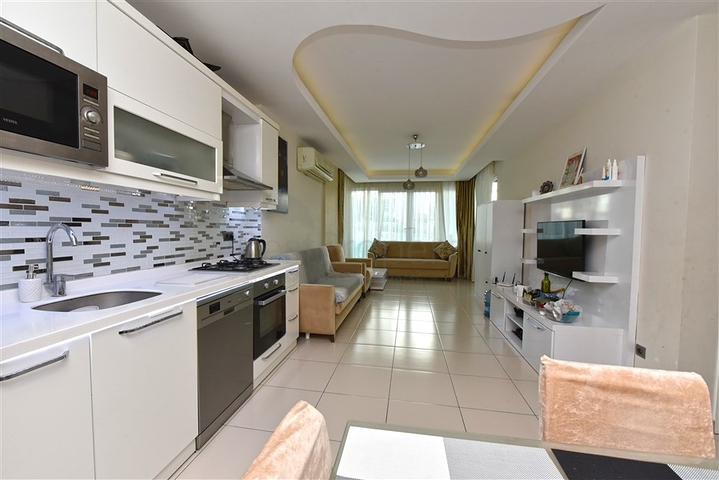 Просторная квартира 1+1 в районе Тосмур