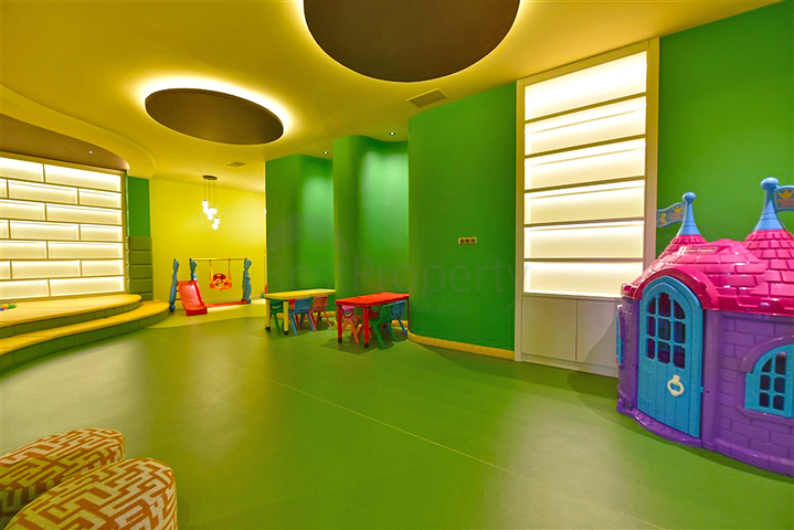 Квартира 1+1 в центре Алании в одном из самых лучших комплексов