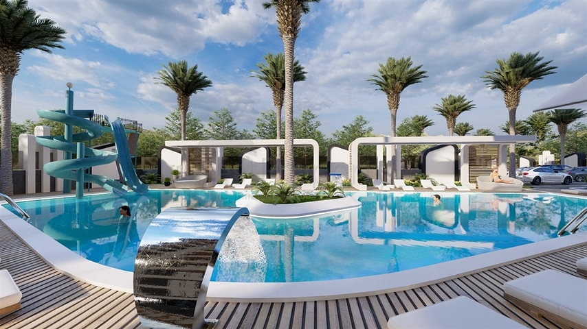 Квартира 1+1 в районе Махмутлар