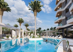 Квартира 1+1 в районе Махмутлар