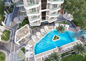 Квартира 1+1 в районе Махмутлар