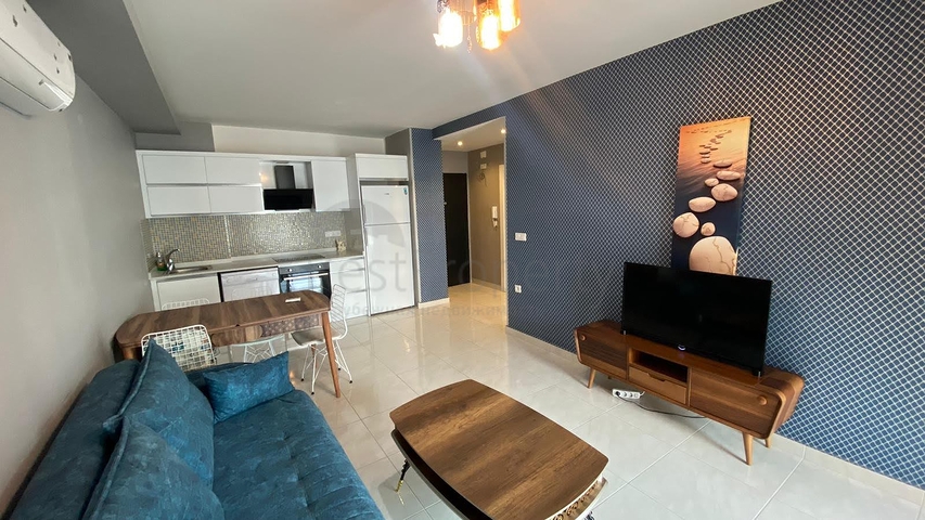 Меблированная двухкомнатная квартира в 300 м от моря в районе Махмутлар