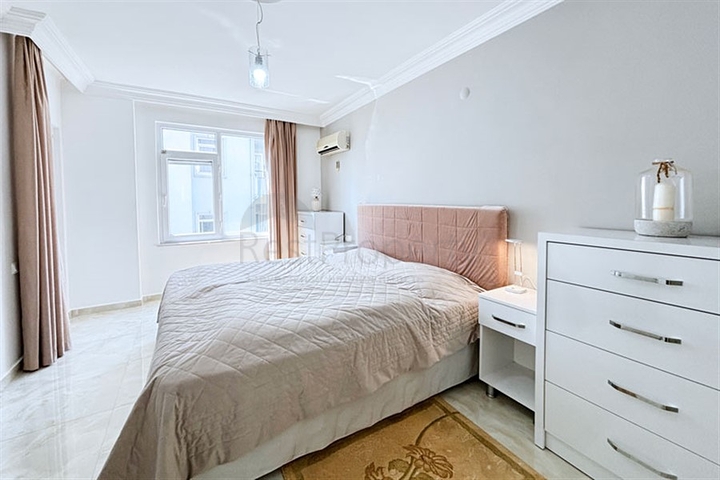 Двухкомнатная квартира с мебелью в районе Тосмур