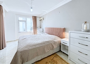 Двухкомнатная квартира с мебелью в районе Тосмур