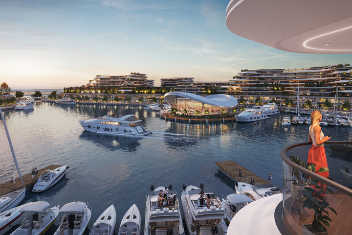 Роскошные квартиры у моря на острове Синия