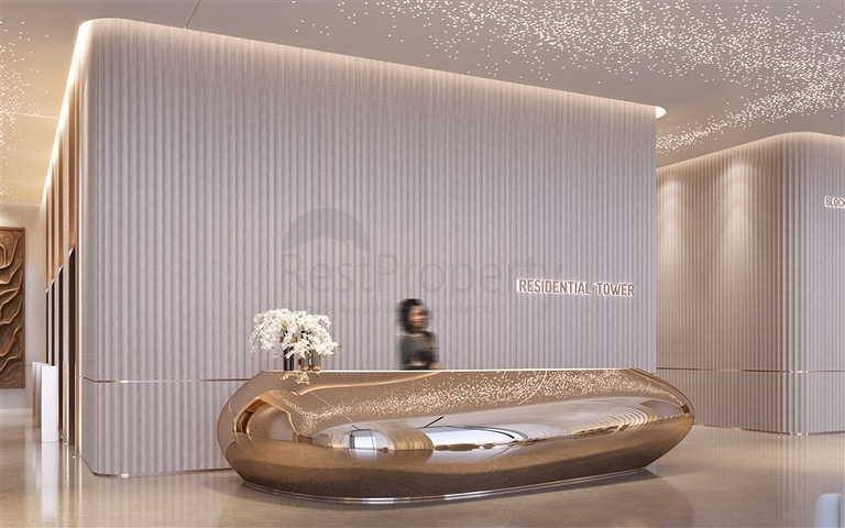 Роскошные квартиры с видом на город в небоскребе в Дубай