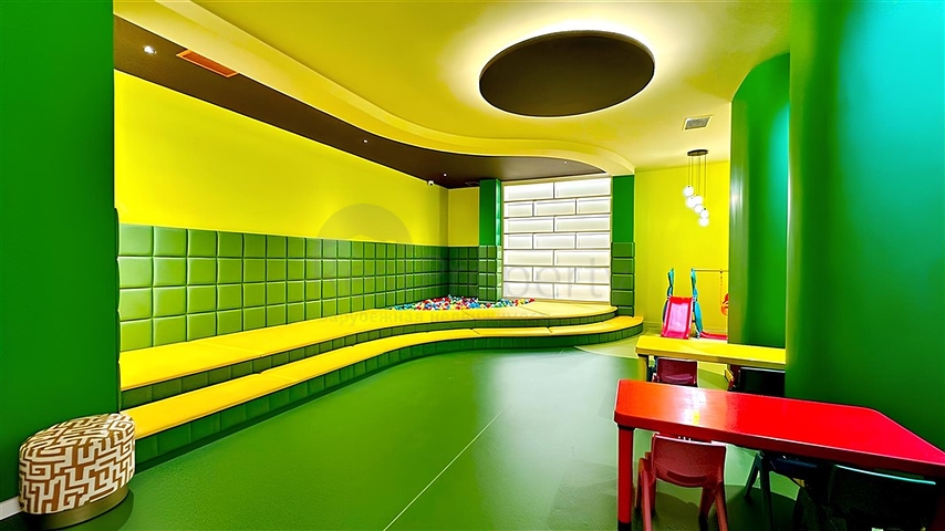 Квартира 1+1 в центре Алании в одном из самых лучших комплексов только на длительный срок