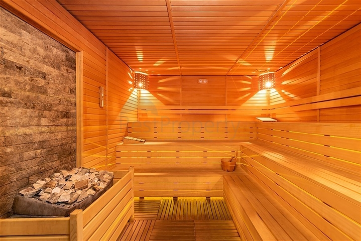 Квартира 1+1 в популярном жилом комплексе в районе Авсаллар