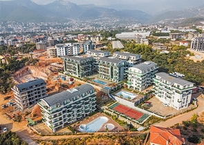 Двухкомнатная квартира в районе Алании - Оба