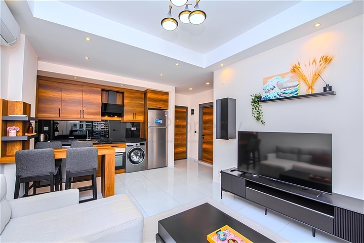 Двухкомнатная квартира в одном из лучших комплексах Махмутлара