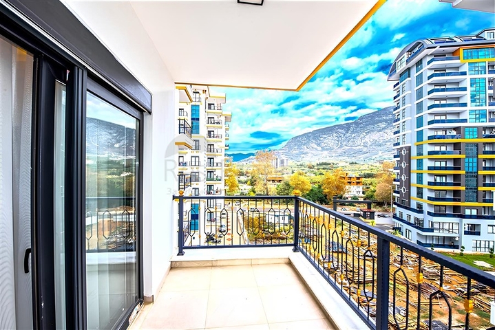 Новый квартира 1+1 в районе Махмутлар