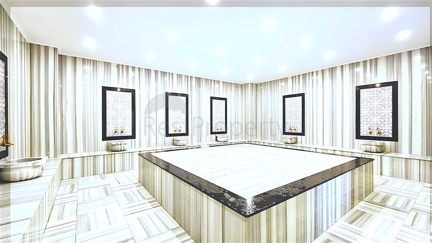 Новый квартира 1+1 в районе Махмутлар