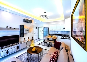 Новый квартира 1+1 в районе Махмутлар