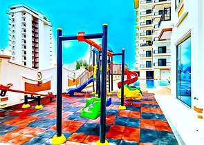 Новый квартира 1+1 в районе Махмутлар