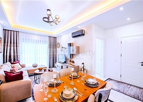 Новый квартира 1+1 в районе Махмутлар