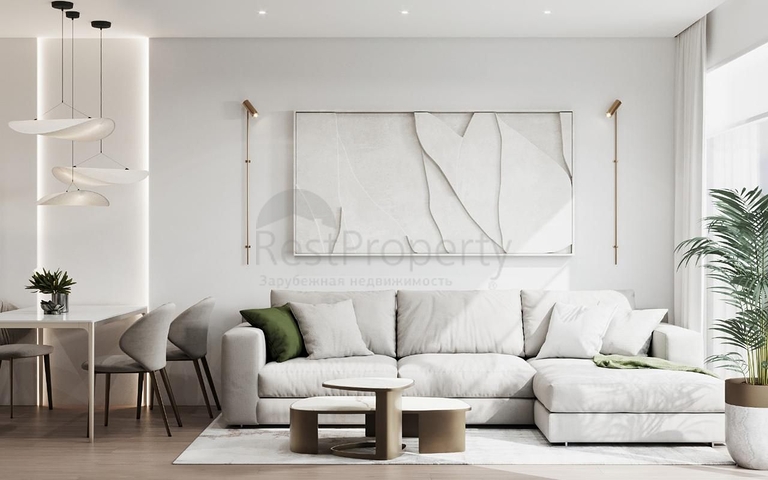 Квартира 1+1 в 400 от моря в районе Бангтао