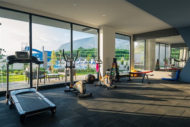 Квартира 1+1 в современном комплексе в районе Махмутлар