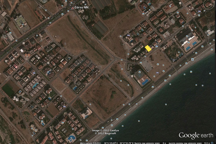 Квартиры 1+1 и 2+1 на продажу с видом на море в Гюрсу Анталья