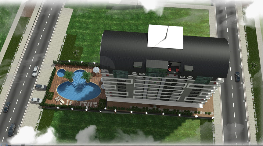 Квартиры и пентхаусы планировок 2+1 и 3+1 в Махмутларе