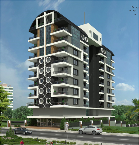 Квартиры и пентхаусы планировок 2+1 и 3+1 в Махмутларе