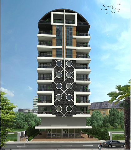 Квартиры и пентхаусы планировок 2+1 и 3+1 в Махмутларе