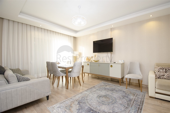 Квартира 2+1 с мебелью в пешей доступности от моря