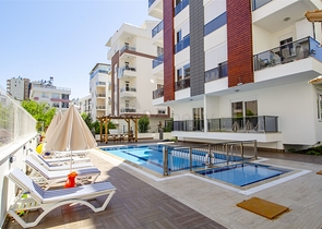 Квартира 2+1 с мебелью в пешей доступности от моря