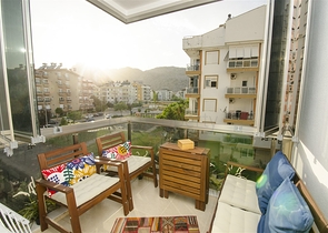 Квартира 2+1 с мебелью в пешей доступности от моря