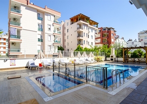 Квартира 2+1 с мебелью в пешей доступности от моря