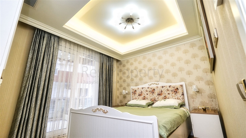 Квартира 2+1 в комплексе отельного плана в 5 минутах от моря