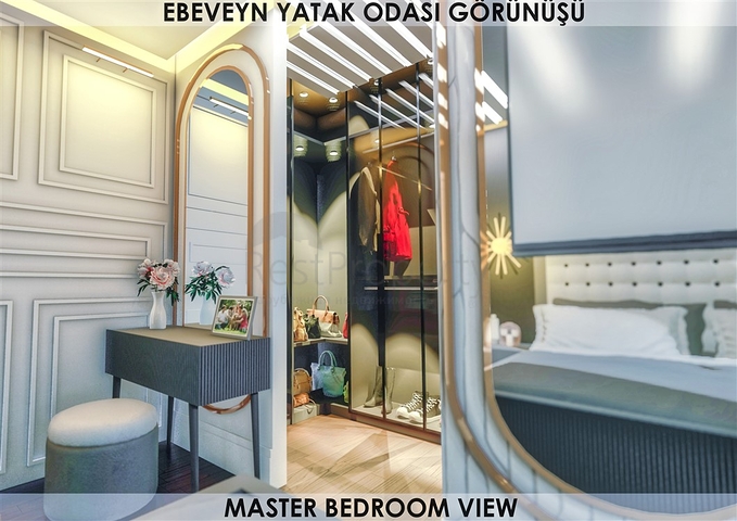 Жилой комплекс в 250 м до моря в Коньяалты