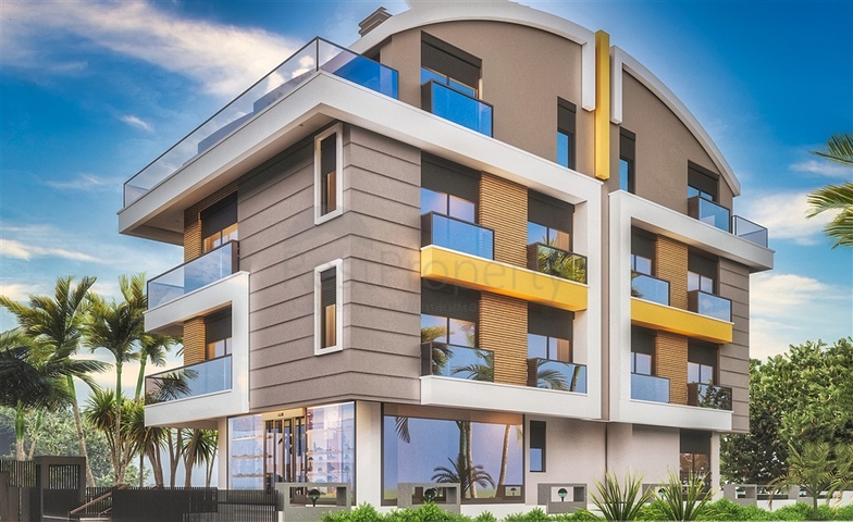 Жилой комплекс в 250 м до моря в Коньяалты