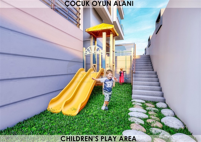 Жилой комплекс в 250 м до моря в Коньяалты