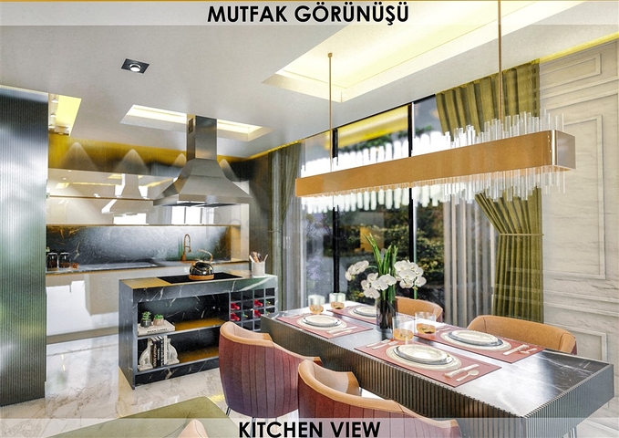 Жилой комплекс в 250 м до моря в Коньяалты