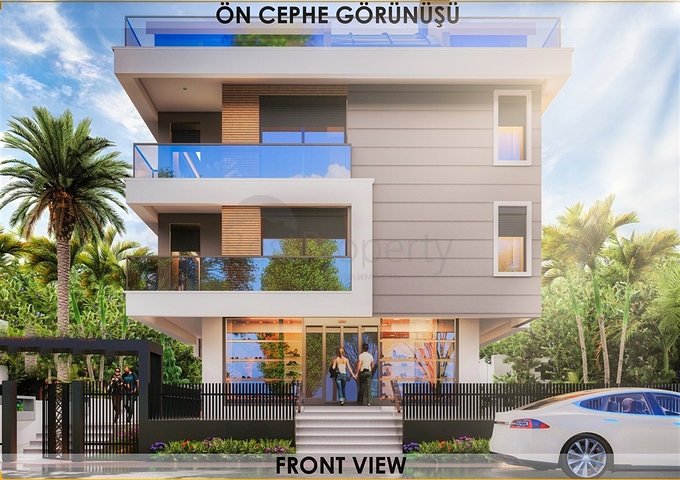 Жилой комплекс в 250 м до моря в Коньяалты