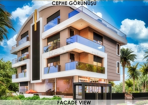 Жилой комплекс в 250 м до моря в Коньяалты