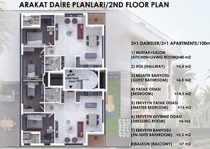 Жилой комплекс в 250 м до моря в Коньяалты