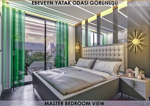 Жилой комплекс в 250 м до моря в Коньяалты