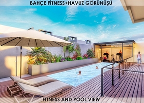 Жилой комплекс в 250 м до моря в Коньяалты